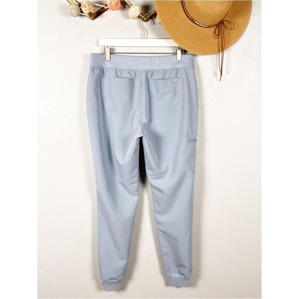 Figs Zamora Joggers Scrub Pants in Dusty Blue Size Medium Tall M/T - Picture 4 of 7